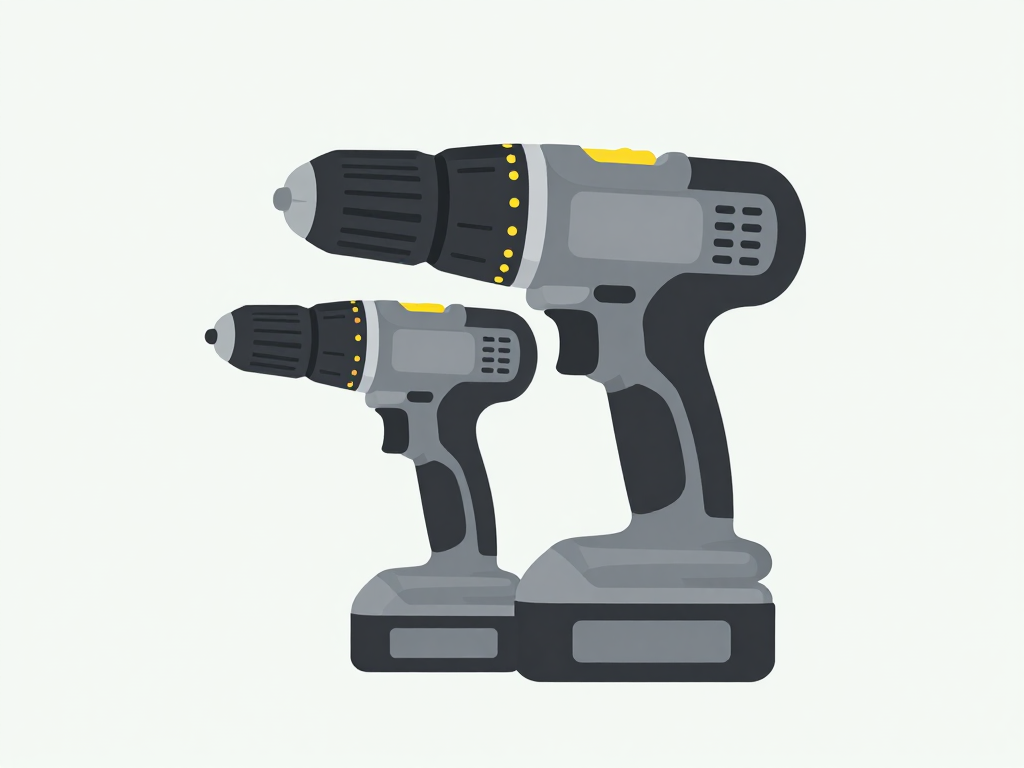 Milwaukee and Craftsman cordless drills shown side by side for battery compatibility comparison